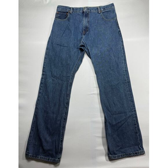 Levi's 517 Men's Bootcut Blue Denim Jeans - Size 36x34 - Picture 1 of 5